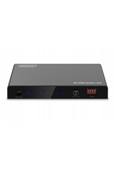 Digitus Splitter/Divider HDMI 1x2 8K/60Hz (4:4:4) cu HDR, 48Gbps, HDCP
