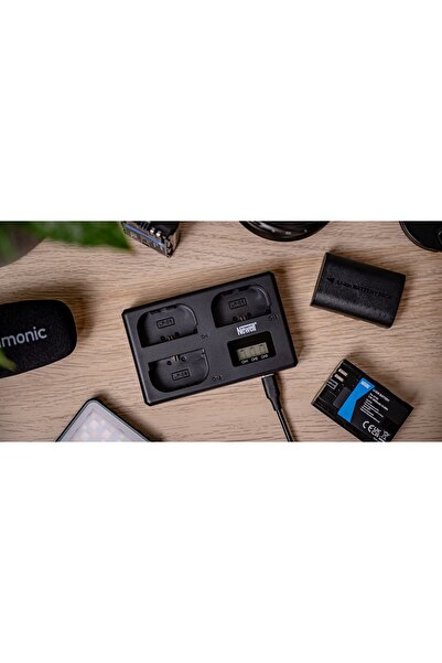Newell Încărcător de baterii cu trei canale TT-USB-C pentru LP-E6 pentru Canon