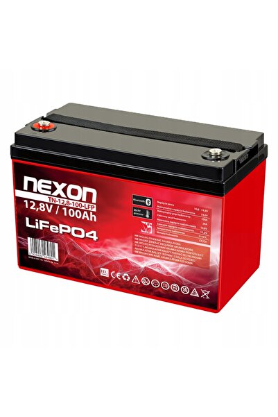 NO BRAND Pachet de baterii LiFePO4 Nexon 100Ah 12.8V cu BMS, BLUETOOTH și cov...