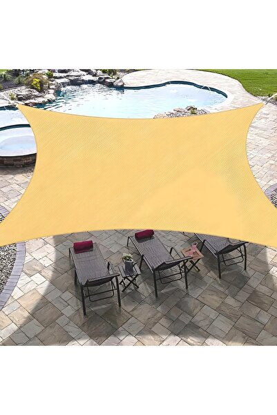 GoGarden Velă de umbrire impermeabilă pentru grădină, balcon, terasă, bej, 4m