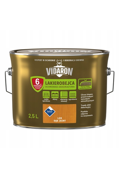 Vidaron Vopsea protectoare 2,5L Fag deschis L20