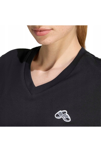 NO BRAND Tricou pentru femei cu mâneci scurte SLIDE VNECK M