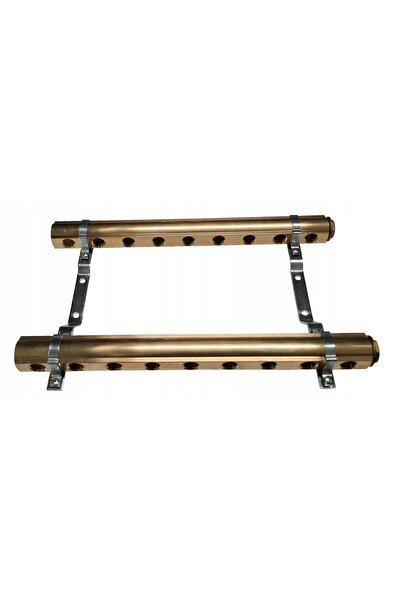 DIAMOND Distribuitor cu 9 căi + robinete PEX 1/2X16 + aerisitor automat