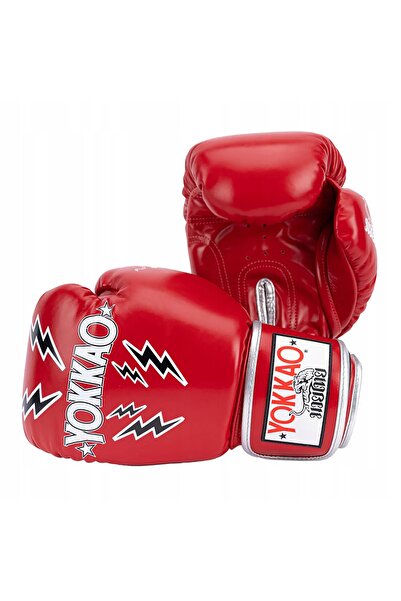 Yokkao Mănuși de box pentru bărbați Stadium, roșii, 8 oz