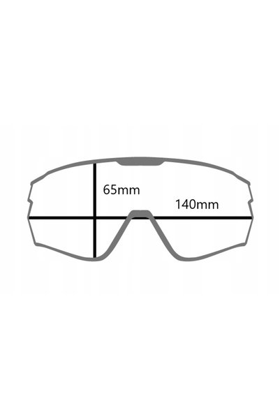 NO BRAND Ochelari de ciclism Tripout Infinity Frame cu lentile negre Purple A...
