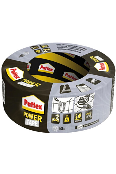 NO BRAND Pachet 2x Bandă adezivă Patex Power Type argintie blindată 48mm x 50...