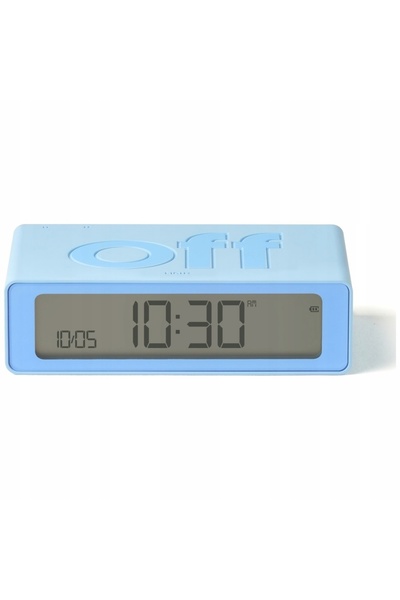 Lexon Ceas deșteptător mini Flip cu alarmă dublă, reîncărcabil prin USB-C, mi...