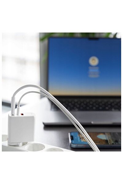 NO BRAND 4smarts Flex 65W 2xUSB-C + 1xUSB-A încărcător de perete alb