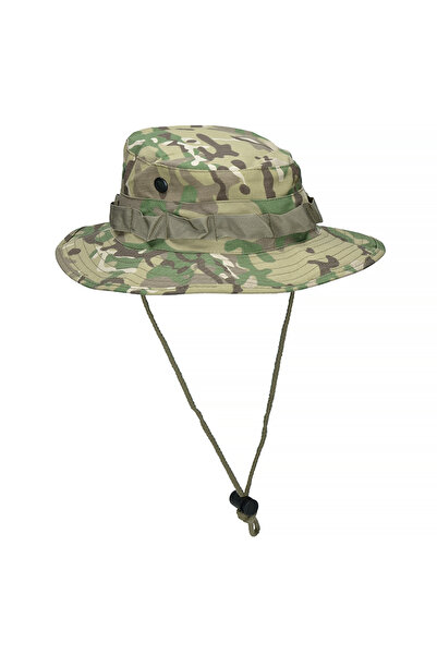 NO BRAND Pălărie militară americană tip Bush Hat, ranforsată, camuflaj tactic, M