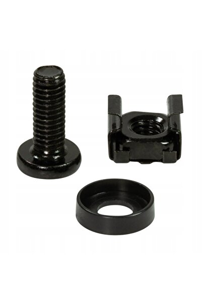 LogiLink Șuruburi M6 pentru dulap rack, piulițe de reținere 19, set 50 bucăți