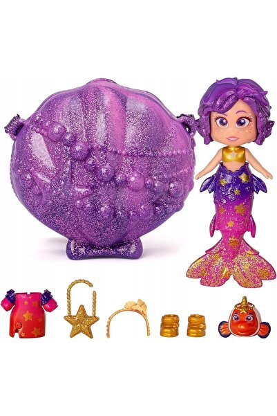 MagicboxToys Păpușă KOOKYLOOS Kooky Mermaids Syrena Star + geantă scoică