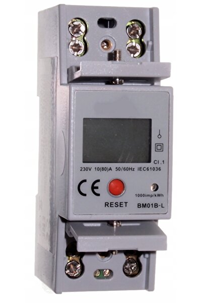 Bemko Contor electronic de energie monofazat cu afișaj LCD 10(80)A