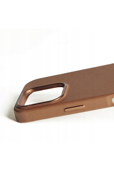 NO BRAND Husă Mujjo pentru iPhone 16 Pro, Husă subțire din piele pentru MagSa...