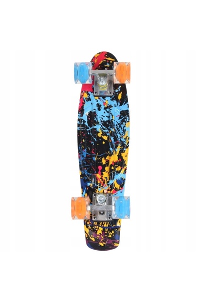NO BRAND SKATEBOARD FISHBOARD, SKATEBOARD DE PLASTIC PENTRU COPII, CU ROȚI LU...