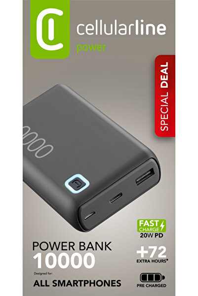 NO BRAND Powerbank CELLULARLINE Essence 10000mAh PD 20W Gri