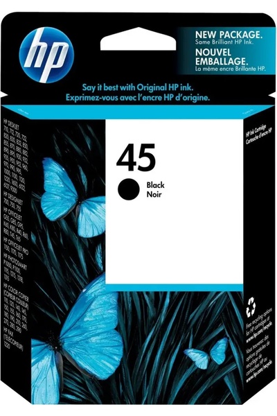 HP Cerneală 45 Negru 42 ml 51645AE