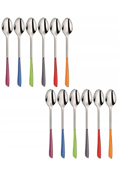 NO BRAND AMEFA ECLAT 2214 SET DE LINGURI DE CAFEA PENTRU LATTE, COCTEILURI, D...
