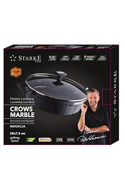 Starke Pro Tigaie mare adâncă de 28cm, pentru inducție, cu 2 mânere scurte, C...