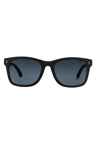 Zâna Casei Rubber Sunglasses with Black Frame & Dark Lenses for Men