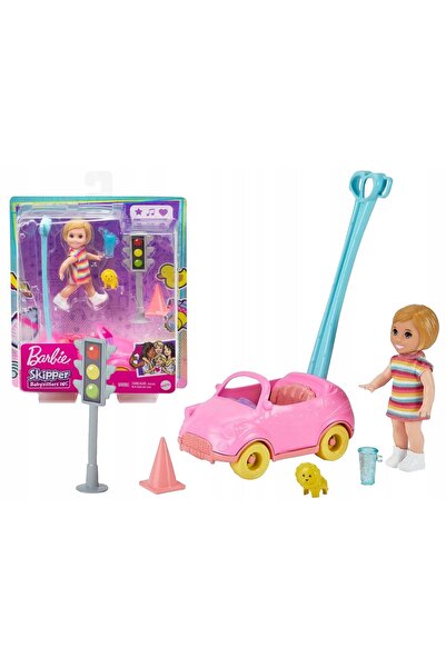 mattel Păpușă Barbie, păpușă de companie, păpușă mică, bebeluș + mașină + dis...