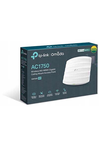 TP-LINK Punct de acces EAP225, Omada AC1350, WiFi 2.4/5GHz, alimentator PoE+