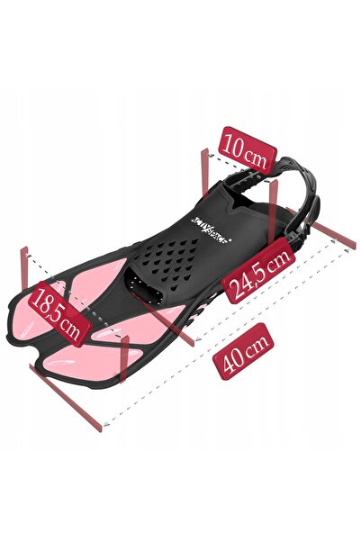 NO BRAND Labe de înot pentru scufundări, înot, snorkeling, curea reglabilă, m...