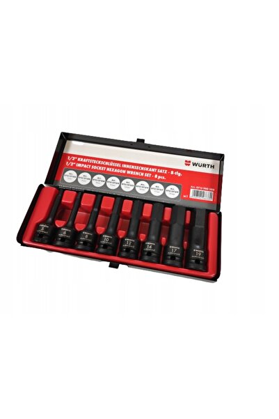 NO BRAND Set de chei tubulare de impact WURTH HEX 1/2 "