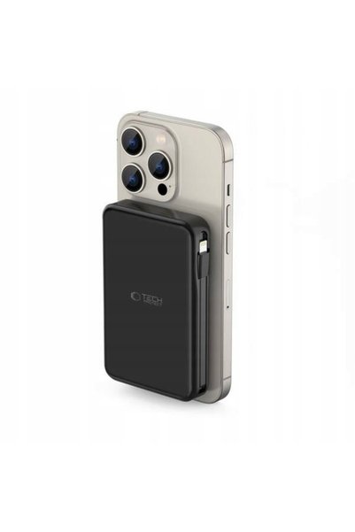NO BRAND POWER BANK PORTABIL 10000MAH MAGNETIC PENTRU IPHONE NEGRU
