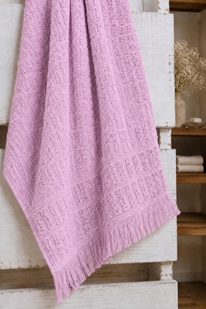 hasgül towel منشفة حمام مزينة بالشراشيب مقاس 90 × 150 سم، منشفة شاطئ، منشفة ج...