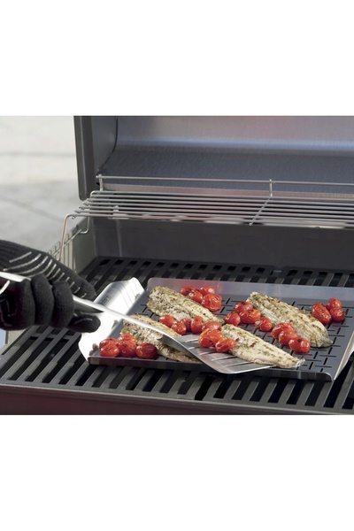 WEBER Tigaie grill de lux din oțel inoxidabil - 44 × 39 cm (6435)