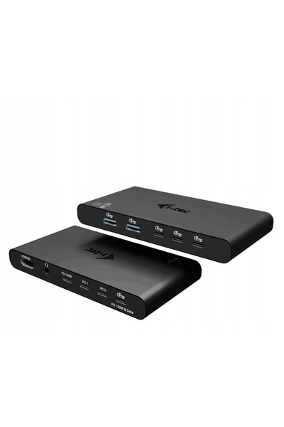 i-Tech Gear Stație de andocare KVM HDMI 2 gazde Alimentare 2x 100W