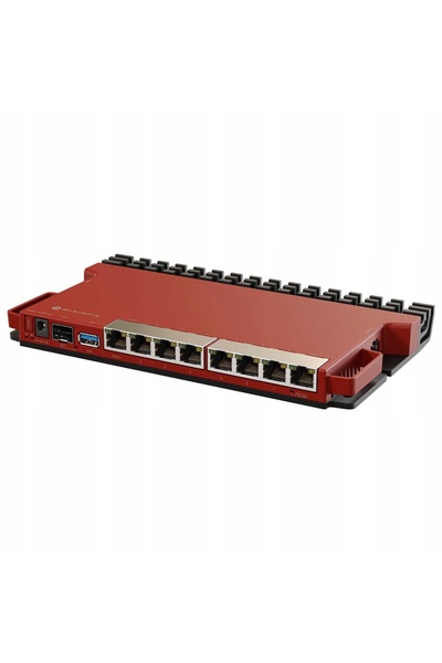 MIKROTIK Router L009UiGS-RM Gigabit 8xGE, SFP, PoE-in, PoE-out, USB 3.0