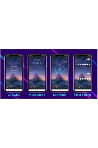 NO BRAND Sursă de alimentare stabilizată bandă LED RGB Bluetooth 230V