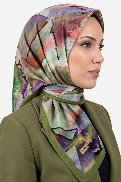 hadiora Women's Multi-Colored Abstract Pattern Edge-Stitched Cotton Writing P...