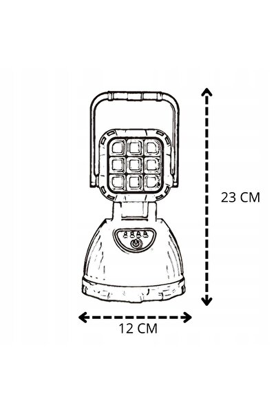NO BRAND Lanternă tactică LED puternică, cu 55 de LED-uri, reîncărcabilă, ali...