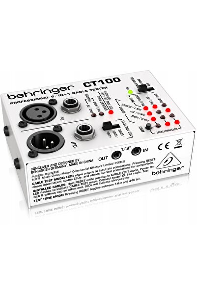 NO BRAND Behringer CT100 – tester de cabluri audio bazat pe microprocesor