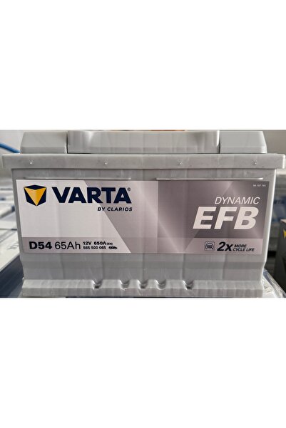Varta / D54 EFB 65 AMPER (START-STOP) AKÜ 2025 TARİHLİ