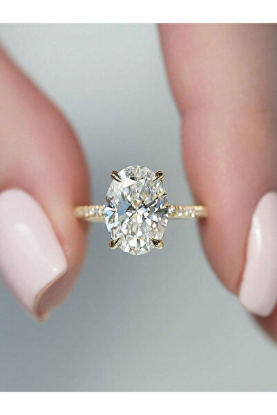 Choice19 5 Gold 1 carats 925 Sterling Silver Zirconia Gorgeous Shiny 1-5CT Ov...