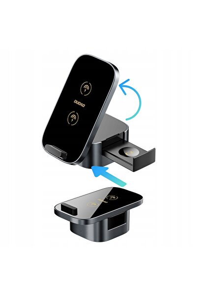 NO BRAND DUDAO 15W ÎNCĂRCĂTOR INDUCTIV 3 ÎN 1 PENTRU IPHONE, ANDROID, SMARTWA...