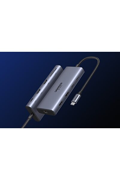 Ugreen CM639 HUB USB-C cu 10 porturi PD 100W pentru PC desktop