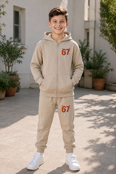cm buseyiz Busekids Hooded Zipper Suit Suitable for School and Daily Use
