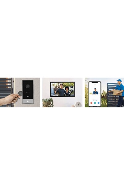 EZVIZ Interfon video Domofon Video WiFi Aplicație HP5 Poartă Card 64GB