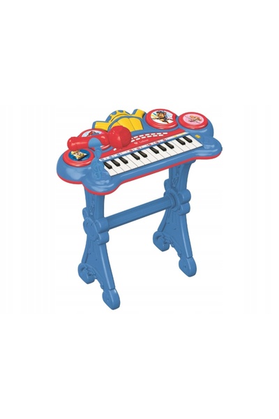 LEXIBOOK Tastatură Psi Patrol cu microfon și scaun pentru copii 3+