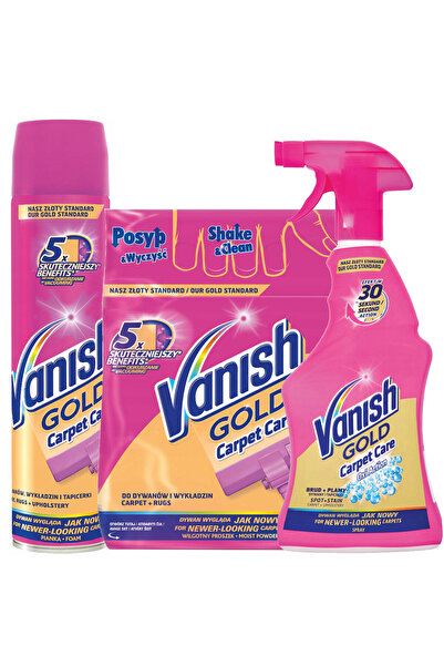 Vanish Set de produse: Pudră de spumă pentru curățarea uscată a covoarelor MIX