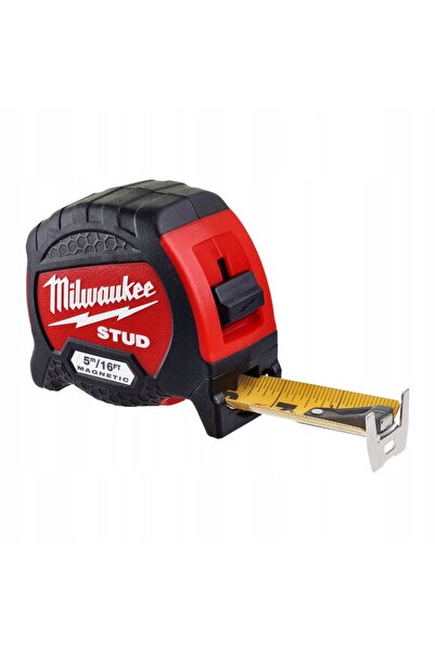 Milwaukee Ruletă magnetică de 5m STUD2, bandă de măsurare de 5m
