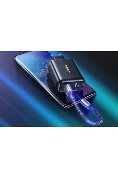 NO BRAND UGREEN ÎNCĂRCĂTOR RAPID 2XUSB-A 36W QC3.0 PENTRU TELEFON NEGRU