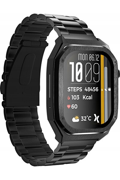 MAXCOM Smartwatch FW65 Iron S Amoled 1,95" Rezistent la apă Negru