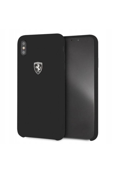 Ferrari Husă rigidă FEOSIHCI65BK pentru iPhone XS Max, din silicon, OFF TRACK