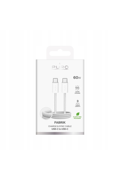 NO BRAND PURO CABLE FACTORY 4 cabluri USB-C la USB-C pentru laptop, telefon, ...