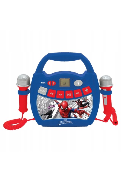 LEXIBOOK Boxă Bluetooth Spiderman cu microfoane - aparat de karaoke